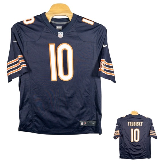 Nike Other - Nike On Field Chicago Bears Mitchell Trubisky Football Jersey Mens XL
